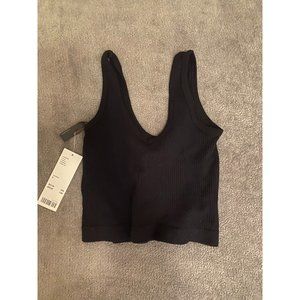Urban Outfitter Out from Under Drew Seamless Ribbed Bra Top black size small